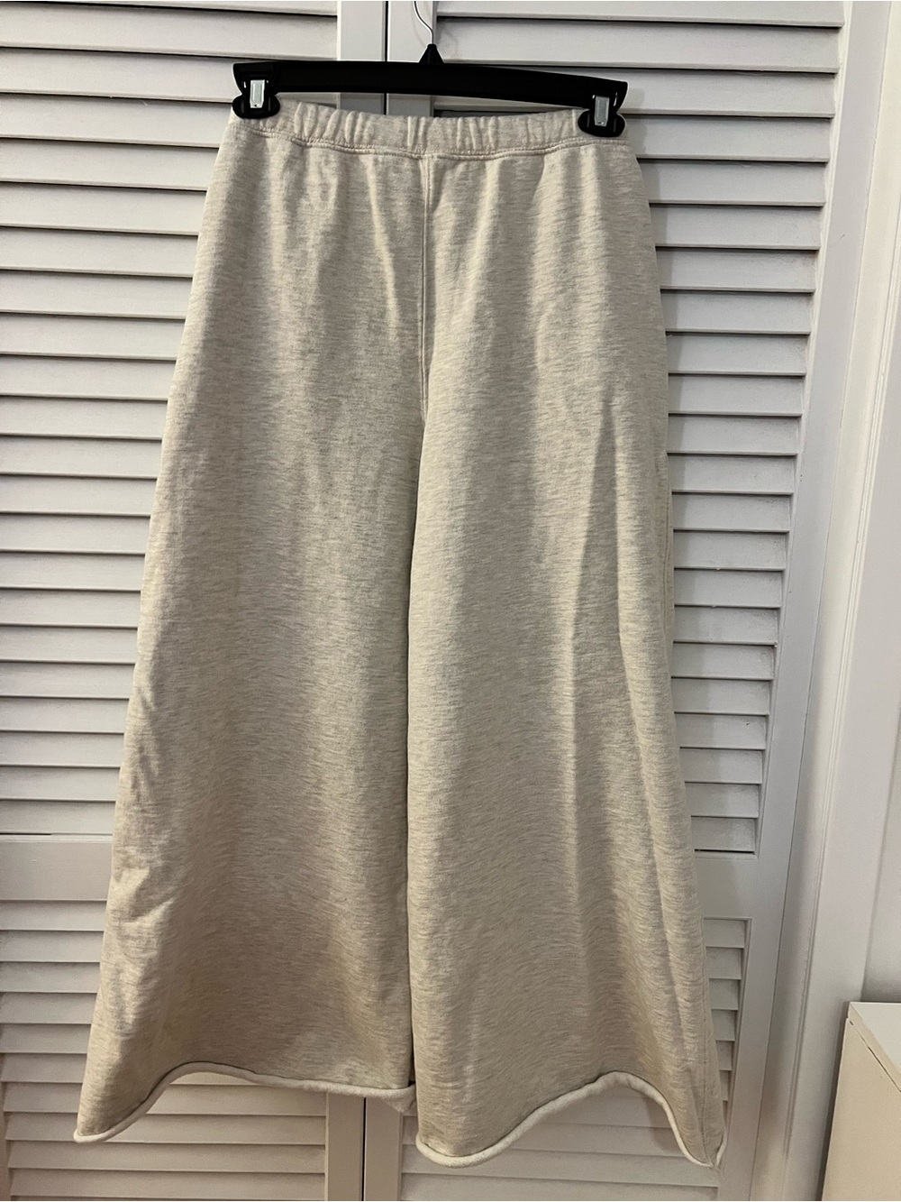 FP Movement "For The Win" Wide-Leg Pants in Oatmeal Medium - Picture 8 of 11